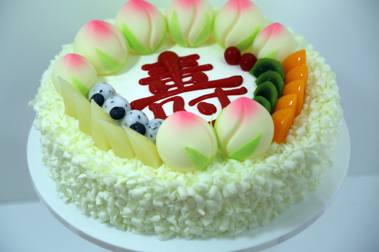 壽字生日蛋糕圖片最新，傳承美好寓意與獨(dú)特藝術(shù)魅力